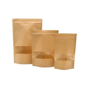 Zipper Pouch – Kraft Window